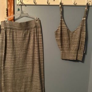 Kersh Heather Gray Knit Ensemble